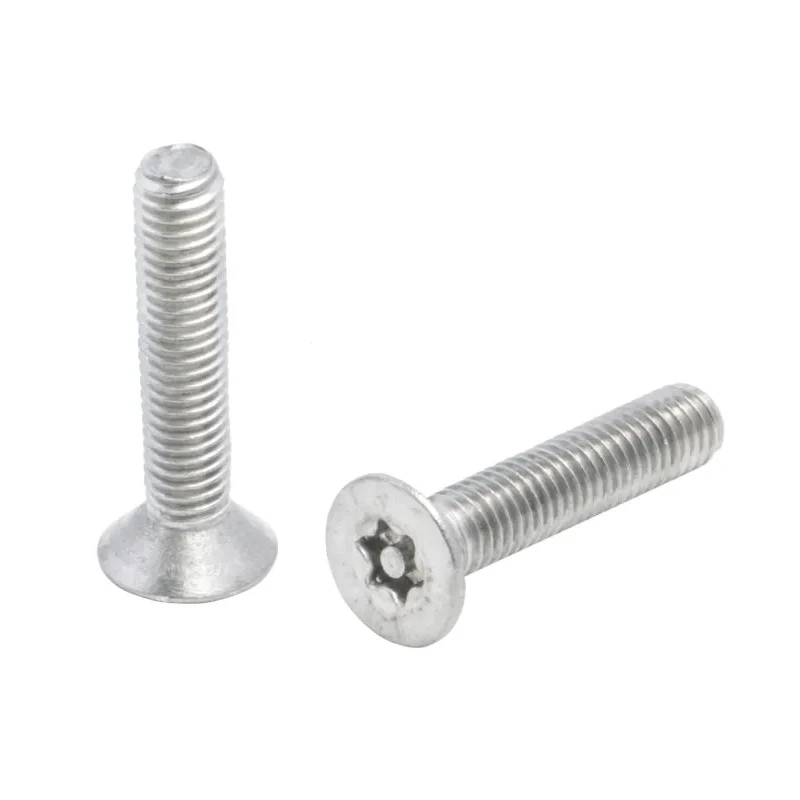 RS PRO Plain Stainless Steel Flat Tamper Proof Security Screw M5 x 25 mm 621-2574