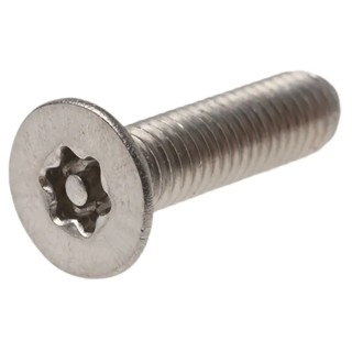 RS PRO Plain Stainless Steel Flat Tamper Proof Security Screw M5 x 20 mm 621-2580