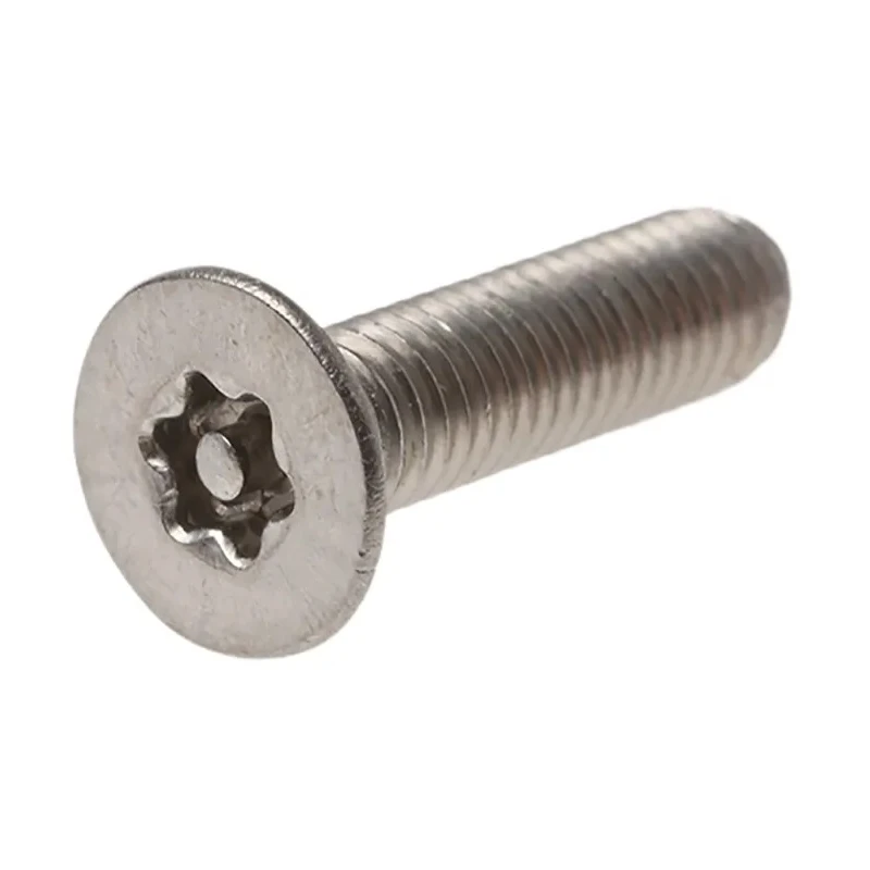 RS PRO Plain Stainless Steel Flat Tamper Proof Security Screw M5 x 20 mm 621-2580