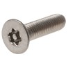 RS PRO Plain Stainless Steel Flat Tamper Proof Security Screw M5 x 20 mm 621-2580