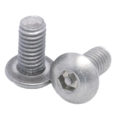 RS PRO Plain Stainless Steel Button Tamper Proof Security Screw M3 x 6 mm 621-2754