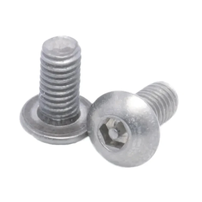 RS PRO Plain Stainless Steel Button Tamper Proof Security Screw M3 x 6 mm 621-2754