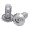 RS PRO Plain Stainless Steel Button Tamper Proof Security Screw M3 x 6 mm 621-2754