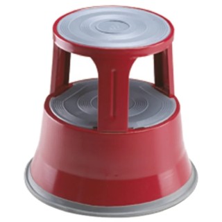 RS PRO 2 Tread Steel, Rubber, Polypropylene Kick Step 0.4m Platform Height, Red 621-1751