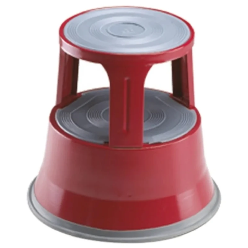 RS PRO 2 Tread Steel, Rubber, Polypropylene Kick Step 0.4m Platform Height, Red 621-1751