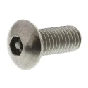 RS PRO Plain Stainless Steel Button Tamper Proof Security Screw M5 x 12 mm 621-2811
