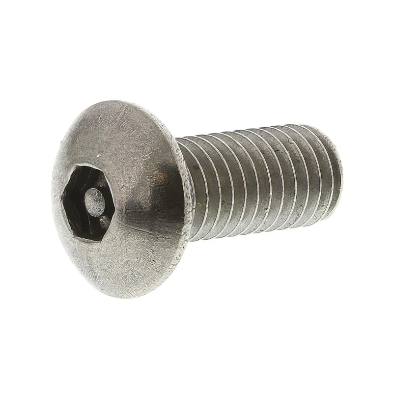 RS PRO Plain Stainless Steel Button Tamper Proof Security Screw M5 x 12 mm 621-2811