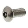 RS PRO Plain Stainless Steel Button Tamper Proof Security Screw M5 x 12 mm 621-2811