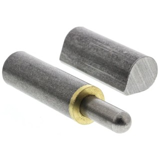 Pinet Steel Flat Top Weld-on Bullet Hinge with Barrel Pin 100 mm x 42 mm 14-7-3571