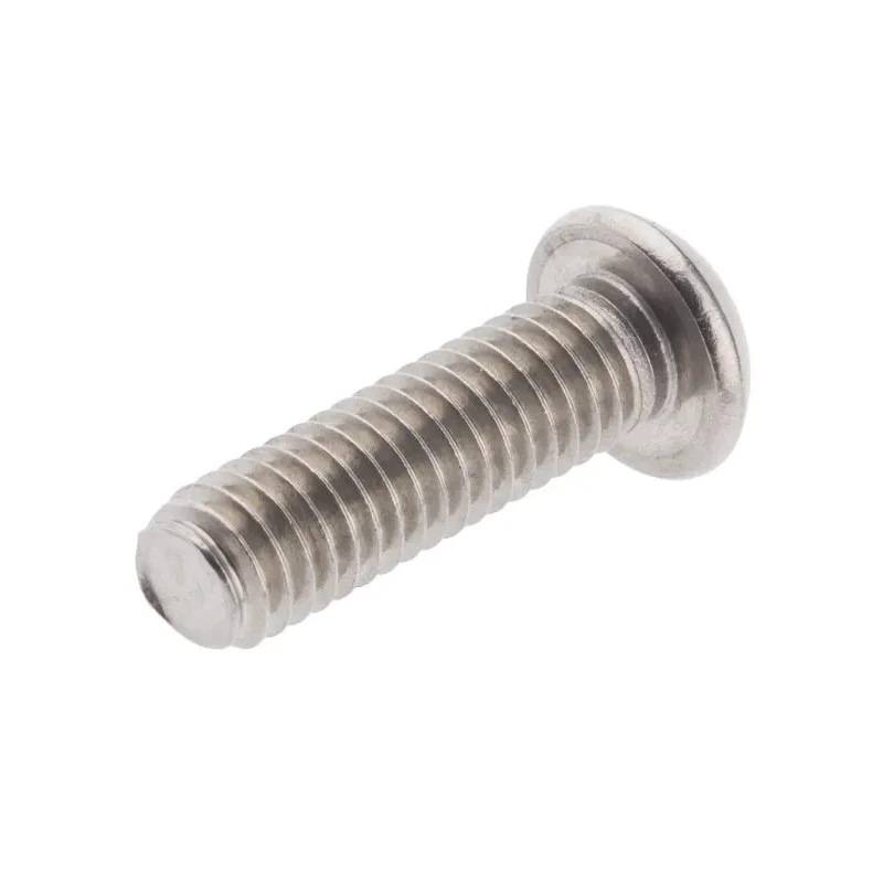 RS PRO Plain Stainless Steel Button Tamper Proof Security Screw M6 x 20 mm 621-2855
