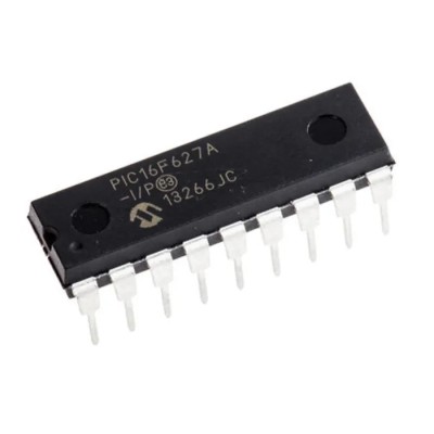 Microchip 8 bit PIC Microcontroller 20 MHz 128B FLASH 18-Pin PDIP PIC16F627A-I/P