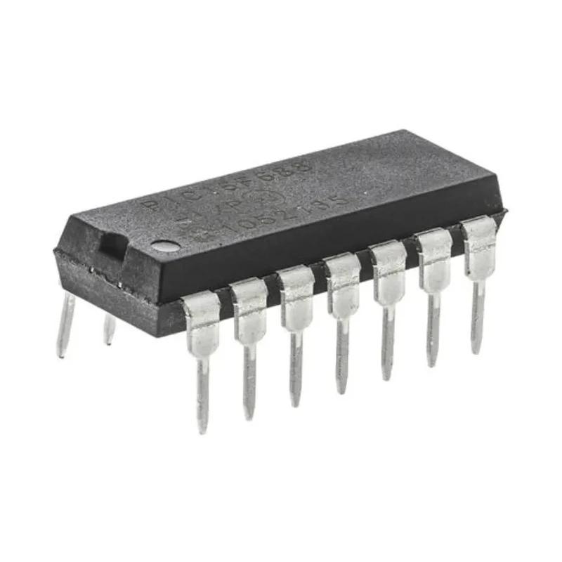 Microchip 8 bit PIC Microcontroller 20 MHz 7kB FLASH 14-Pin PDIP PIC16F688-I/P