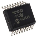 Microchip 8 bit PIC Microcontroller PIC16F88-I/SO 20 MHz 7.168 kB Flash 256B EEPROM 18-Pin SOIC PIC16F88-I/SO