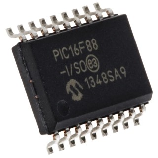 Microchip 8 bit PIC Microcontroller PIC16F88-I/SO 20 MHz 7.168 kB Flash 256B EEPROM 18-Pin SOIC PIC16F88-I/SO
