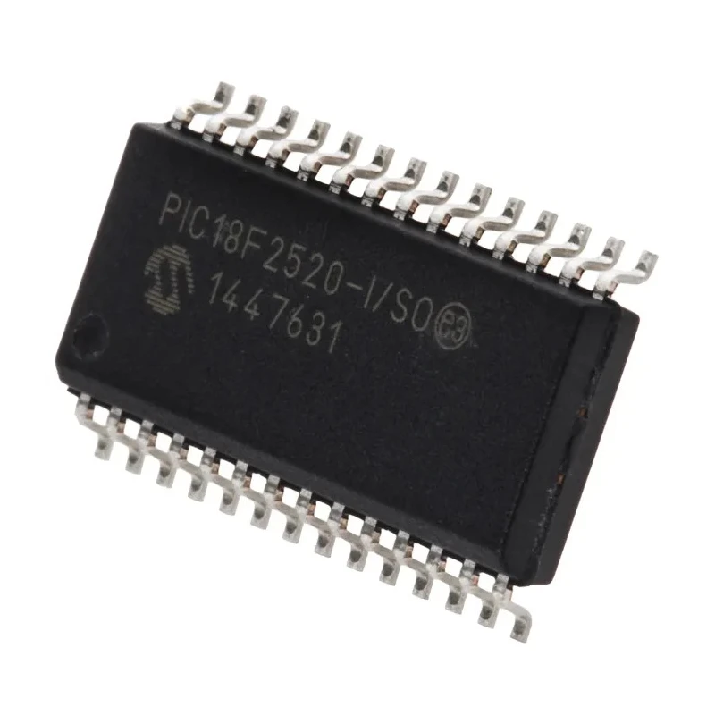 Microchip 8-bit PIC Microcontroller PIC18F2520-I/SO, 40 MHz, 32 kB Flash, 1.54 kB RAM, 28-Pin SOIC