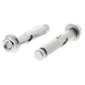 RS PRO Stainless Steel Sleeve Anchor Hexagon Nut Masonry Fixing 40 mm Length 8 mm Drill Diameter 622-2032