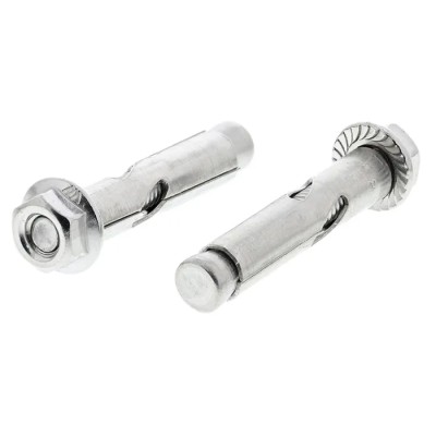 RS PRO Stainless Steel Sleeve Anchor Hexagon Nut Masonry Fixing 40 mm Length 8 mm Drill Diameter 622-2032