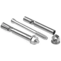 RS PRO Stainless Steel Sleeve Anchor Hexagon Nut Masonry Fixing 75mm Length 10 mm Drill Diameter 35mm Maximum 622-2054