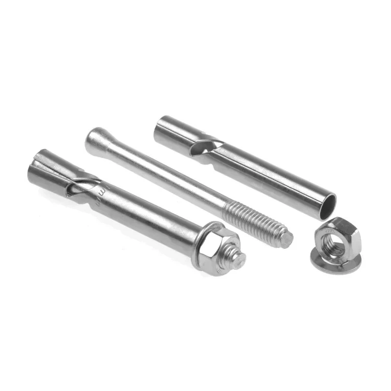 RS PRO Stainless Steel Sleeve Anchor Hexagon Nut Masonry Fixing 75mm Length 10 mm Drill Diameter 35mm Maximum 622-2054