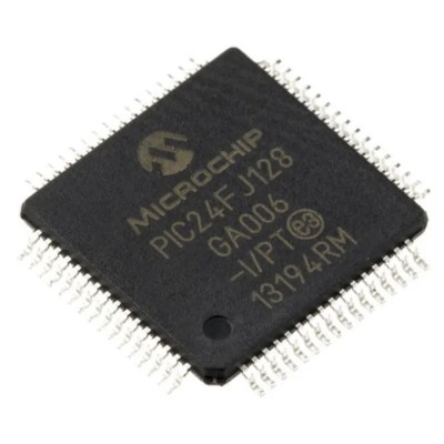Microchip 16-bit PIC Microcontroller 64-Pin TQFP, 128kB FLASH, 32 MHz PIC24FJ