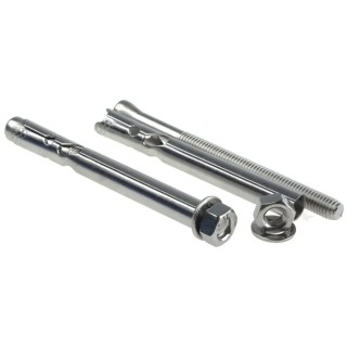RS PRO Stainless Steel Sleeve Anchor Hexagon Nut 100 mm Length 10 mm Drill Diameter 622-2060