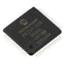 Microchip 16-bit PIC PIC24FJ Microcontroller 32 MHz 128kB Flash 64-Pin TQFP PIC24FJ128GA006-I/PT