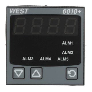 West Instruments 6010 LED Multi-Function Panel Meters for RTD Temperature Probe, Temperature, 45 mm x 45 mm P6010-2100-000