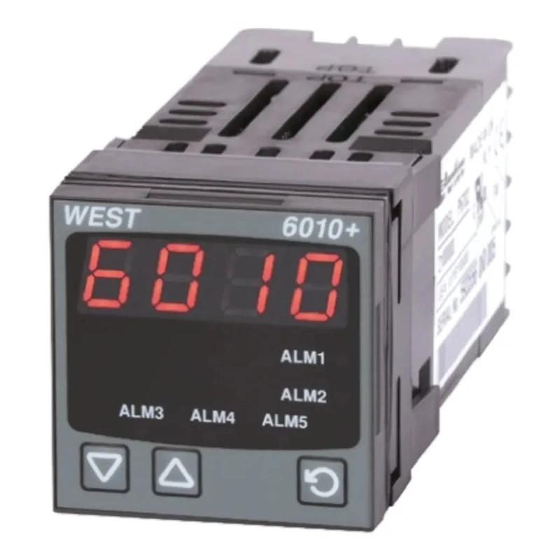 West Instruments 6010 LED Multi-Function Panel Meter for Temperature, RTD Temperature Probe, 45 mm x 45 mm P6010-2110-020