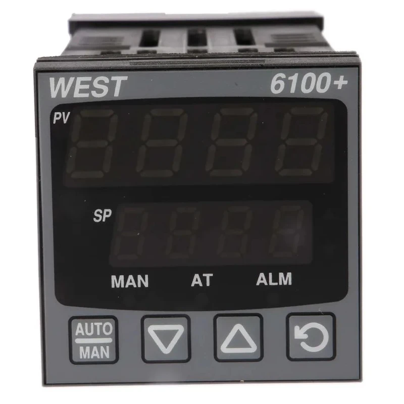 West Instruments PID Temperature Controller DIN Rail, Panel, 1 Output SSR 240V ac On-Off P6100-2200-000