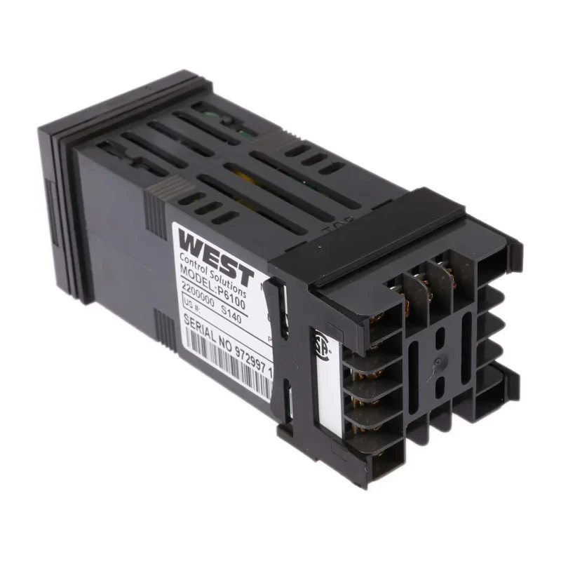 West Instruments PID Temperature Controller DIN Rail, Panel, 1 Output SSR 240V ac On-Off P6100-2200-000
