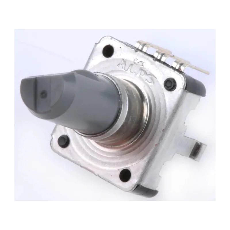 Alps Alpine 12 ppr Pulse Mechanical Rotary Encoder with 6 mm Flat Shaft, 20 mm Length, Not Indexed EC12E1220401
