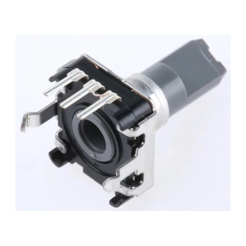 Alps Alpine 12 ppr Pulse Mechanical Rotary Encoder with 6 mm Flat Shaft, 20 mm Length, Not Indexed EC12E1220401