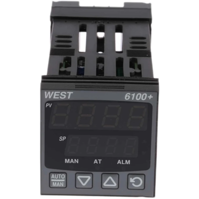 West Instruments P6100 Panel, DIN Rail PID Temperature Controller, 1 Output SSR 48V ac/dc On-Off P6100-2200-020