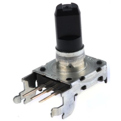 Alps Alpine 24 ppr Pulse Mechanical Rotary Encoder Flat Shaft Through Hole EC12E24202A2