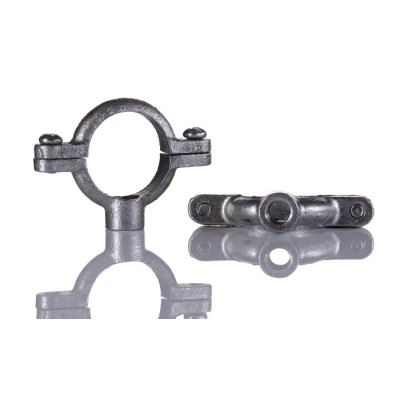 Georg Fischer Galvanised Iron Black Pipe Collar 1.25 in 70mm, DIN EN 10242 770836207