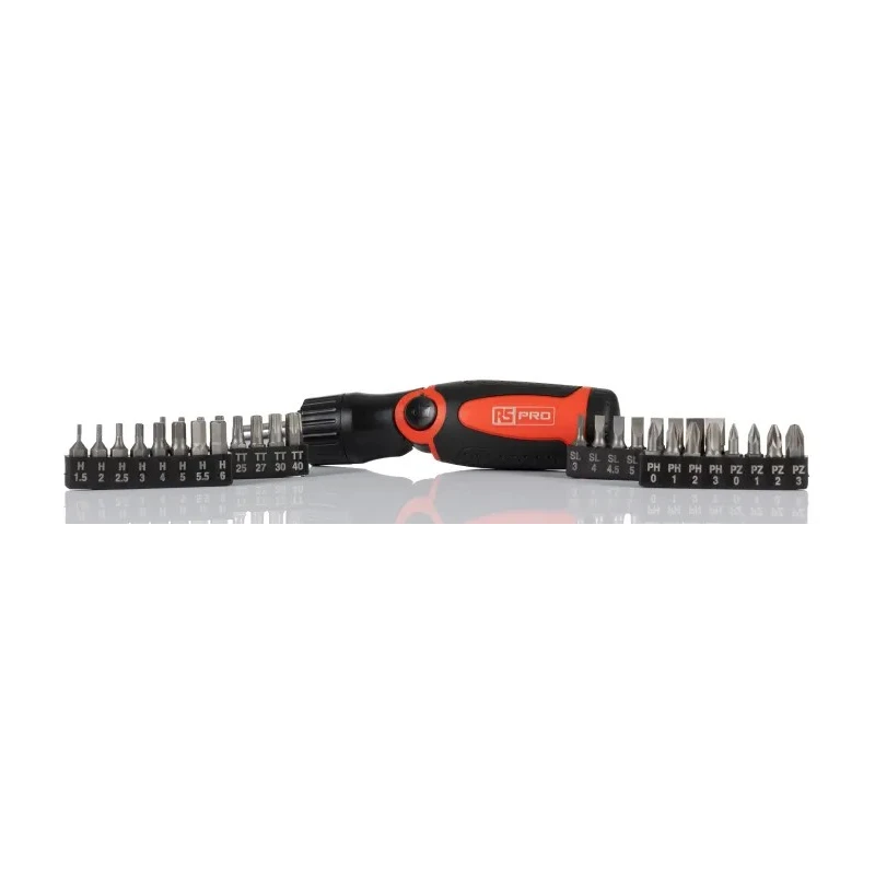 RS PRO 46-Piece 1/4 in Standard Socket Set Square Drive Chrome Alloy Steel 623-6441
