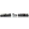 RS PRO 46-Piece 1/4 in Standard Socket Set Square Drive Chrome Alloy Steel 623-6441