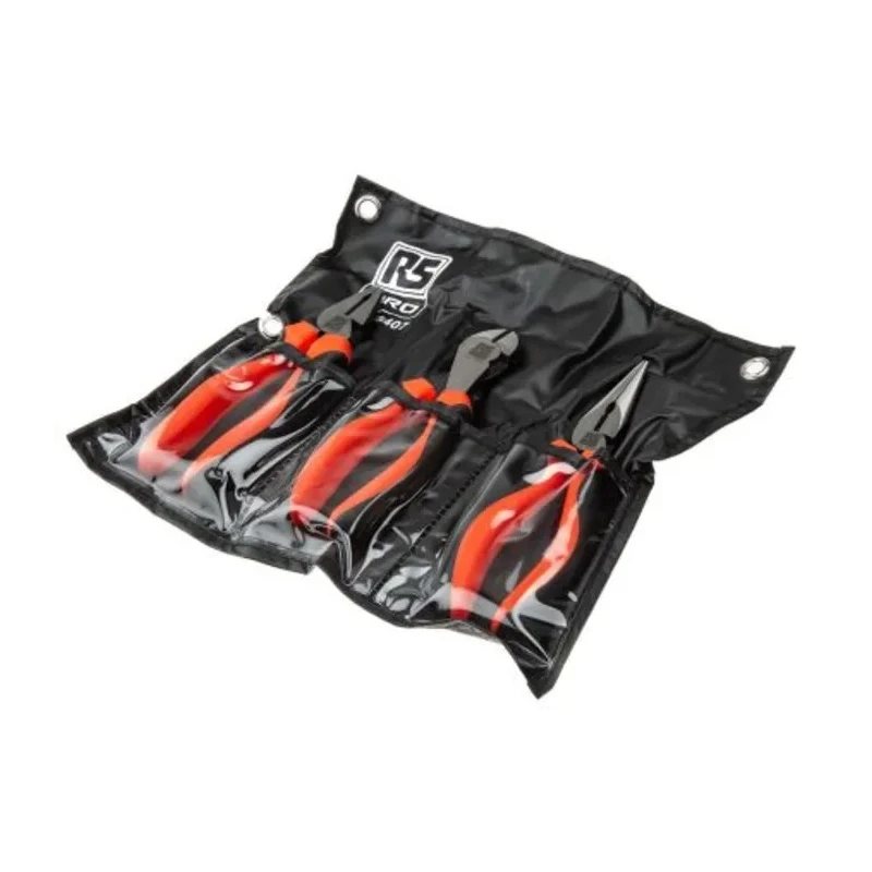 RS PRO 3-Piece Leverage Pliers Plier Set Combination Cutters Long Nose 623-6407