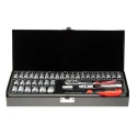 RS PRO 39-Piece 1/4 in Standard Socket Set, Chrome Vanadium Steel, Heat-Treated, Square Drive 623-6390