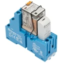 Finder 58 Series Interface Relay DIN Rail Mount 110V AC Coil 4PDT 12.5mA Coil Current 7A Switching 58.34.8.110.0060SMA