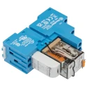 Finder 58 Series Interface Relay DIN Rail Mount 110V AC Coil 4PDT 12.5mA Coil Current 7A Switching 58.34.8.110.0060SMA