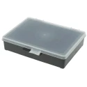 Raaco 6 Cell Black Polypropylene Compartment Box 40 mm x 179 mm x 151 mm 132428