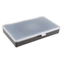 Raaco 18 Cell Black Polypropylene Compartment Box, 41 mm x 271 mm x 173 mm 132459