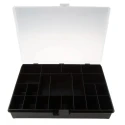 Raaco 21 Cell Black Polypropylene Compartment Box 55 mm x 332 mm x 254 mm 132473