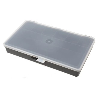 Raaco 7 Cell Black Polypropylene Compartment Box 41 mm x 271 mm x 173 mm 132480