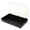 Raaco 7 Cell Black Polypropylene Compartment Box 41 mm x 271 mm x 173 mm 132480