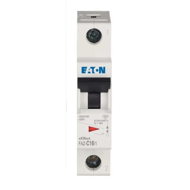 RS PRO xEffect Miniature Circuit Breaker 1-Pole 16A Type C 230V AC 48V DC 10kA Breaking Capacity 278561 FAZ-C16/1