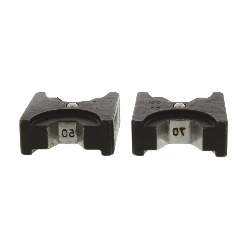 RS PRO Coaxial Type Crimp Die Set Black 624-1308, Uninsulated, For Tubular Cable Lug, 12mm Width