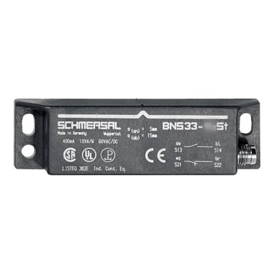 Schmersal BNS33 Series Magnetic Safety Switch Plastic Housing NO NC M8 