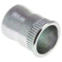 POP Passivated Zinc Plated Stainless Steel Threaded Insert M5, Flange Diameter 7.77 mm, Fixing Hole Diameter 7 mm 623-5612